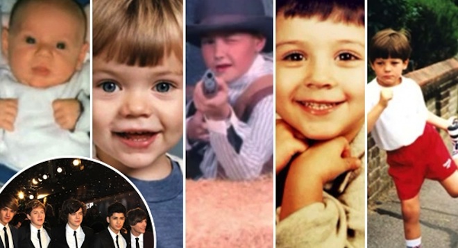 foto 1D da piccoli