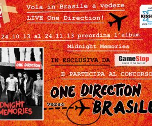 direzione Brasile concorso One Direction GameStop