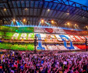 1D Fan Action San Siro Milano