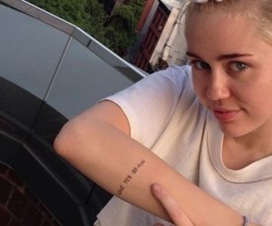 Miley Cyrus tatuaggi