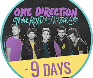 On The Road Again Tour 9 giorni countdown