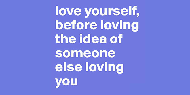 Love Yourself first