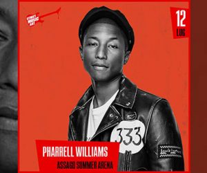 Pharrell Williams Milano 12 Luglio