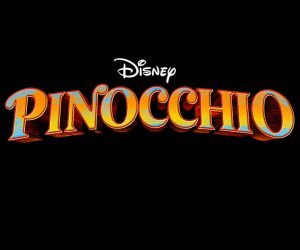 Pinocchio logo titolo live action Disney plus