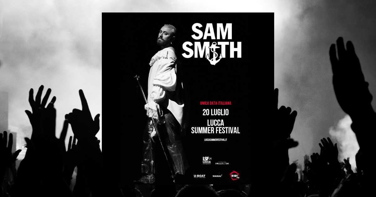 Biglietti concerto Sam Smith a Lucca, 20 luglio 2024 Lucca Summer Festival