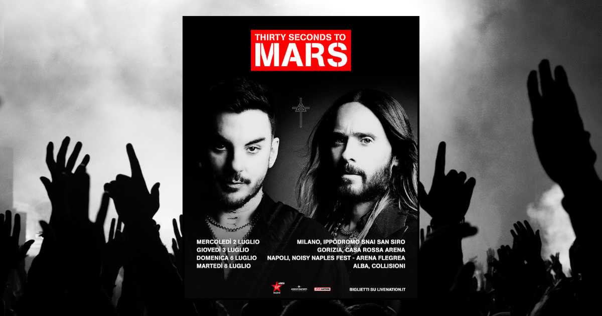 Thirty Seconds To Mars concerti 2025 Italia