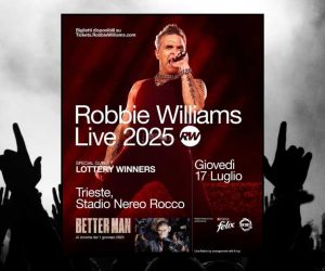 Robbie Williams Trieste 2025